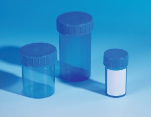 SC5502 (Pack of 700) - Blue Polypropylene Containers for Food And Dairy Sampling