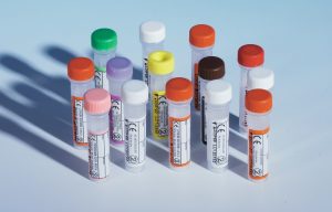 UR2401 (Pack of 100) - Standard Cap Screw Cap Paediatric Blood Collection Tubes 0.5-1.3ml