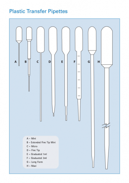 TP0031 (Pack of 100) - Plastic Transfer Pipettes