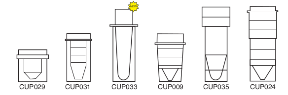 0.5ml Micro Hitachi Cup - CUP033 (Pack of 1000)